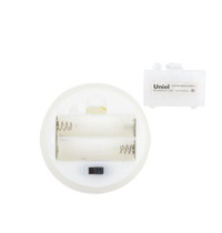 Свеча светодиодная Uniel ULD-F052 RGB RC Candle UL-00007258 10х7,5 см (1 светодиод, RGB свет, пульт)