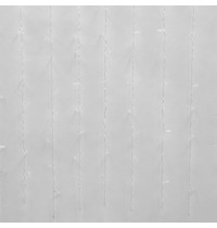 Гирлянда занавес светодиодный Uniel ULD-C6030-450/TTK Warm White IP44 UL-00009925 6х3 м (соединяемый, с эффектом мерцания, 450 светодиодов, теплый белый и белый свет, провод прозрачный)