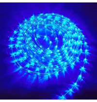 Гирлянда светодиодная ДюралайтUniel ULD-D5 8M/C08 IP44 Blue UL-00008569 8 м (с контроллером, 24 светодиода/метр, синий свет, провод прозрачный)