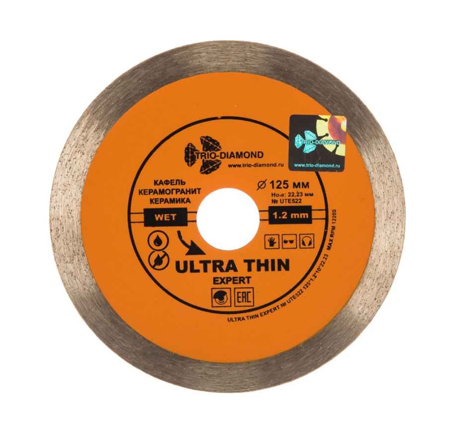 Диск отрезной Trio-Diamond Ultra Thin hot press UTE522 125мм