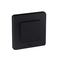 Выключатель Legrand Ispiria 673603 (1-клавишный, антрацит)