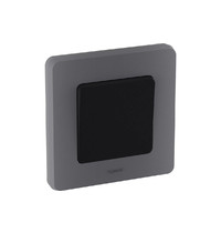 Выключатель Legrand Ispiria 673603 (1-клавишный, антрацит)