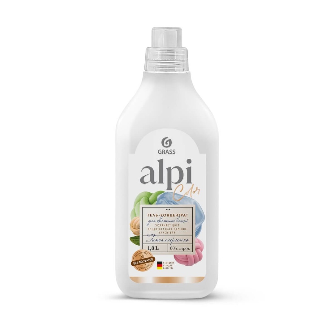 Гель-концентрат для стирки Grass Alpi Color 125734 1,8л (для цветных вещей)