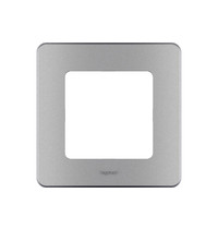 Рамка для розетки Legrand Inspiria 673932 (1-местная, алюминий)