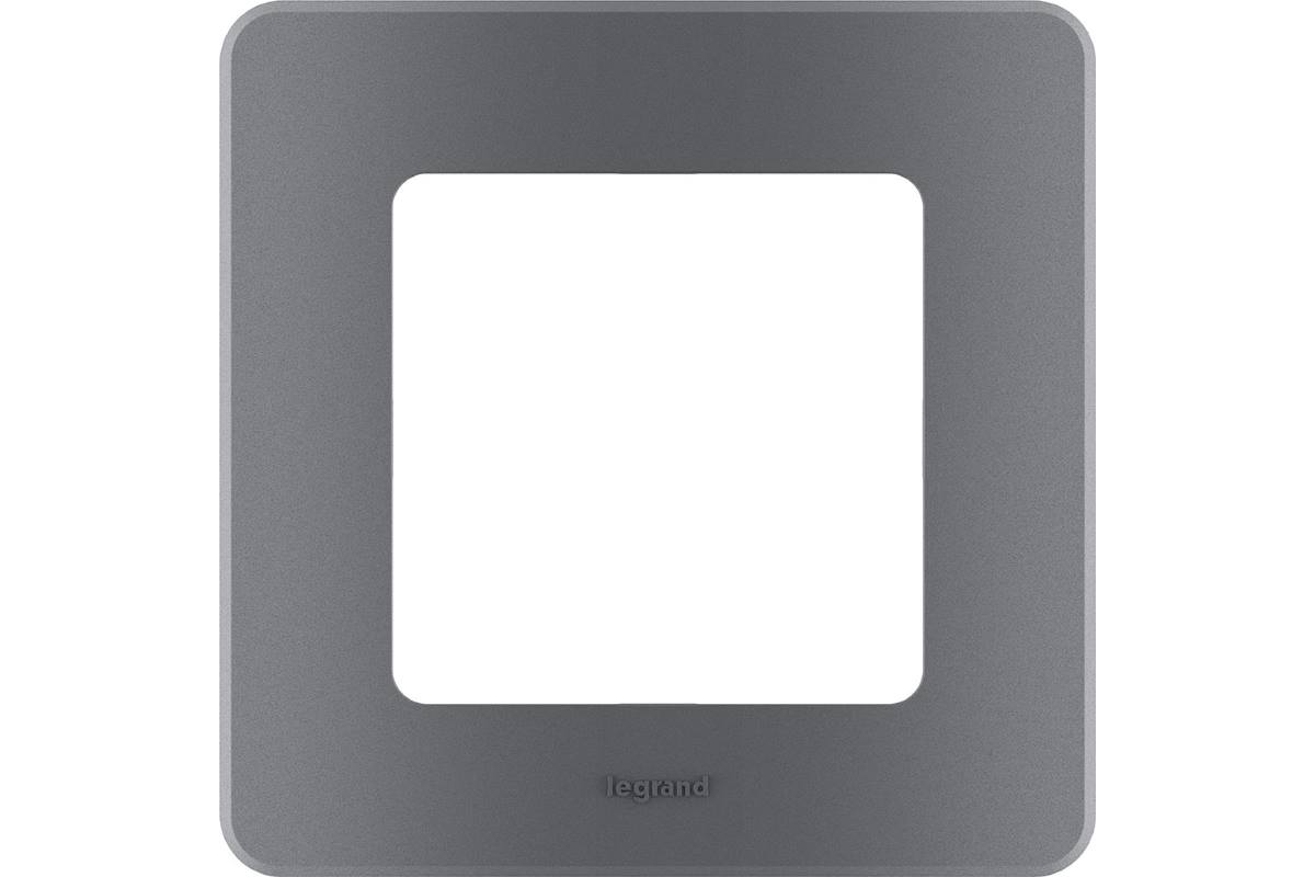 Рамка для розетки Legrand Inspiria 673937 (1-местная, дымчатый)