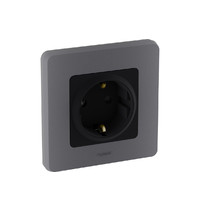 Рамка для розетки Legrand Inspiria 673937 (1-местная, дымчатый)