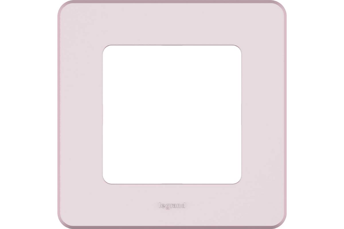 Рамка для розетки Legrand Inspiria 673934 (1-местная, розовый)