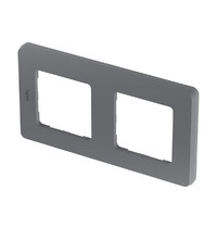 Рамка для розетки Legrand Inspiria 673947 (2-местная, дымчатый)