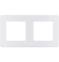 Рамка для розетки Legrand Inspiria 673946 (2-местная, жемчуг)
