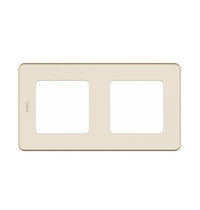 Рамка для розетки Legrand Inspiria 673941 (2-местная, слоновая кость)