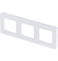 Рамка для розетки Legrand Inspiria 673956 (3-местная, жемчуг)