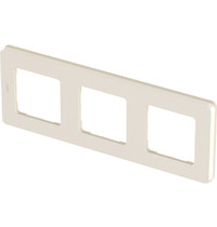 Рамка для розетки Legrand Inspiria 673951 (3-местная, слоновая кость)