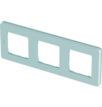 Рамка для розетки Legrand Inspiria 673955 (3-местная, мятный)