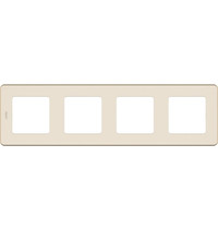 Рамка для розетки Legrand Inspiria 673961 (4-местная, слоновая кость)