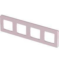 Рамка для розетки Legrand Inspiria 673964 (4-местная, розовый)
