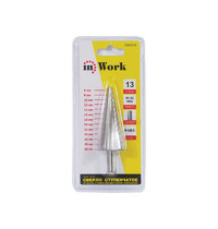 Сверло ступенчатое по металлу InWork 36403-5 (13 ступеней)