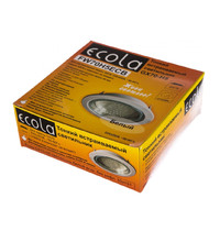 Светильник встроенный Ecola Gx70 H5 FW70H5ECB 53мм х 151мм (для натяжных потолков, белый)