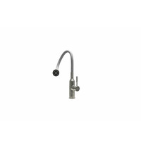 Смеситель для кухни Lemark Expert LM 5082S-Gray (с гибким изливом и 2-х функциональный аэратор, сталь, серый)
