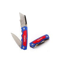 Нож строительный Workpro W011011 (складной, 2 независимых лезвия)