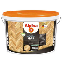 Лак для стен и потолков Alpina Аква 10л (шелковисто-матовый, колеруемый)