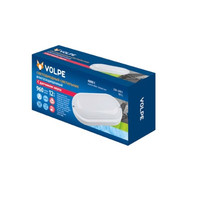 Светильник потолочный светодиодный Volpe ULW-Q215 12W-4000K sensor IP65 white UL-00004068 4000K 960Лм 178х86 мм (влагозащищенный, с датчиком звука и освещенности)