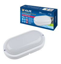Светильник потолочный светодиодный Volpe ULW-Q215 12W-4000K sensor IP65 white UL-00004068 4000K 960Лм 178х86 мм (влагозащищенный, с датчиком звука и освещенности)