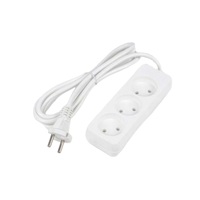 Удлинитель Uniel Ultra S-CU3-2 white UL-00009981 10А 2м
