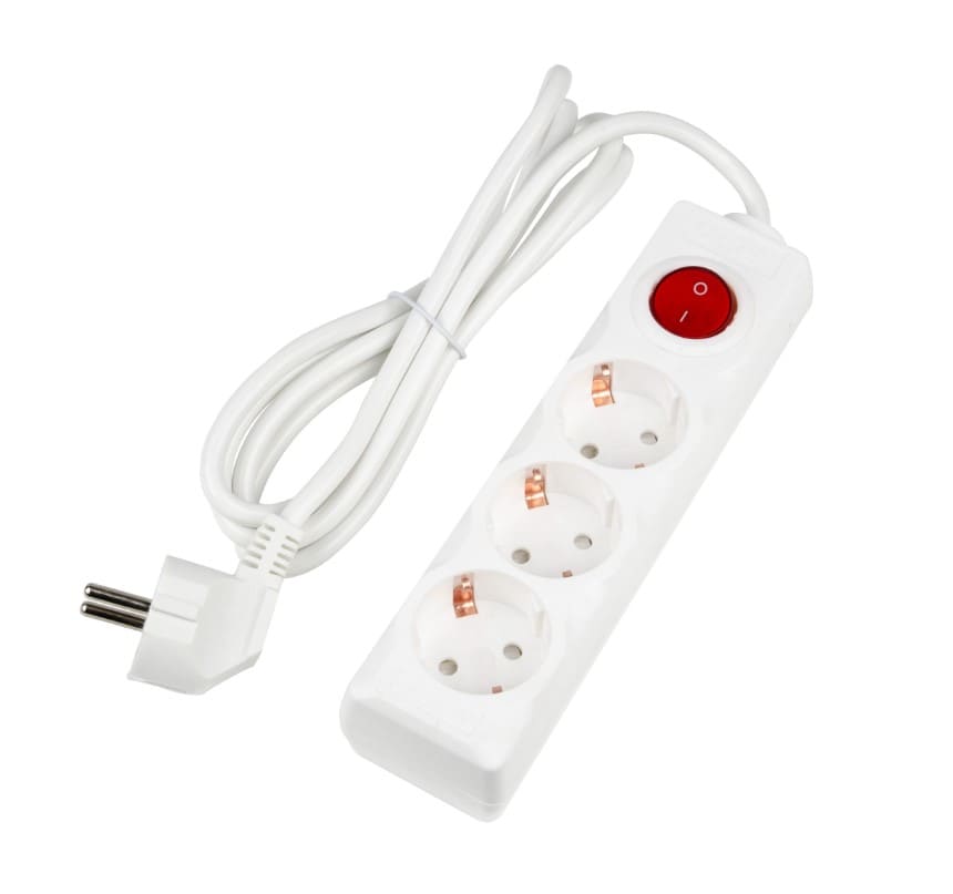 Удлинитель Uniel Ultra S-GCU3-2B white UL-00010015 16А 2м