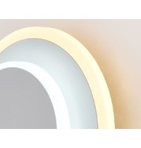 Светильник настенный Ambrella light Wallers Wall FW105 WH/S 3000K/6400K 15Вт (белый песок, с выключателем)