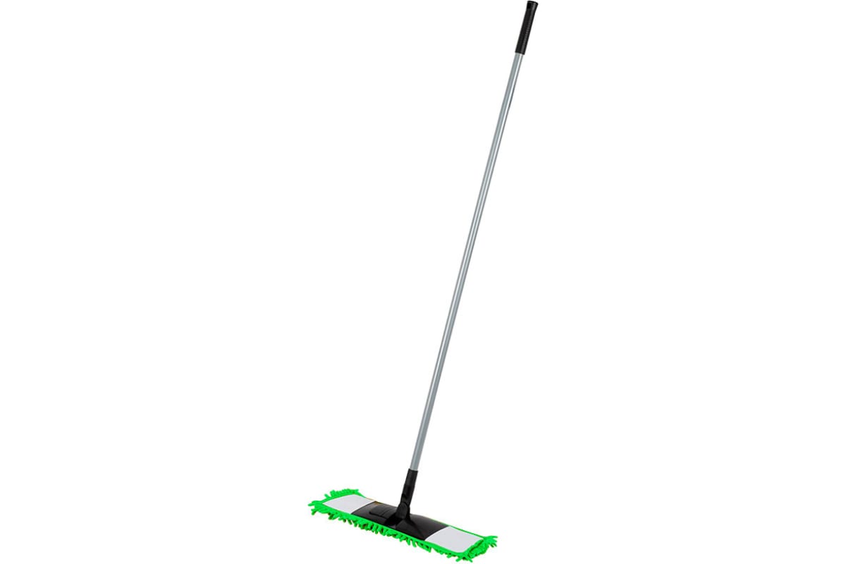 Швабра для пола Рыжий кот Mop Clean 247568 310475 110 см (насадка лапша из микрофибры)