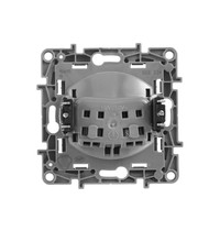 Розетка штепсельная Legrand Etika 672634 16А (со шторками, антрацит)