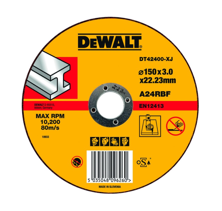 Диск отрезной Dewalt DT 42400 DT42400-XJ 150мм х 3.0мм х 22,2мм (абразивный, по металлу)