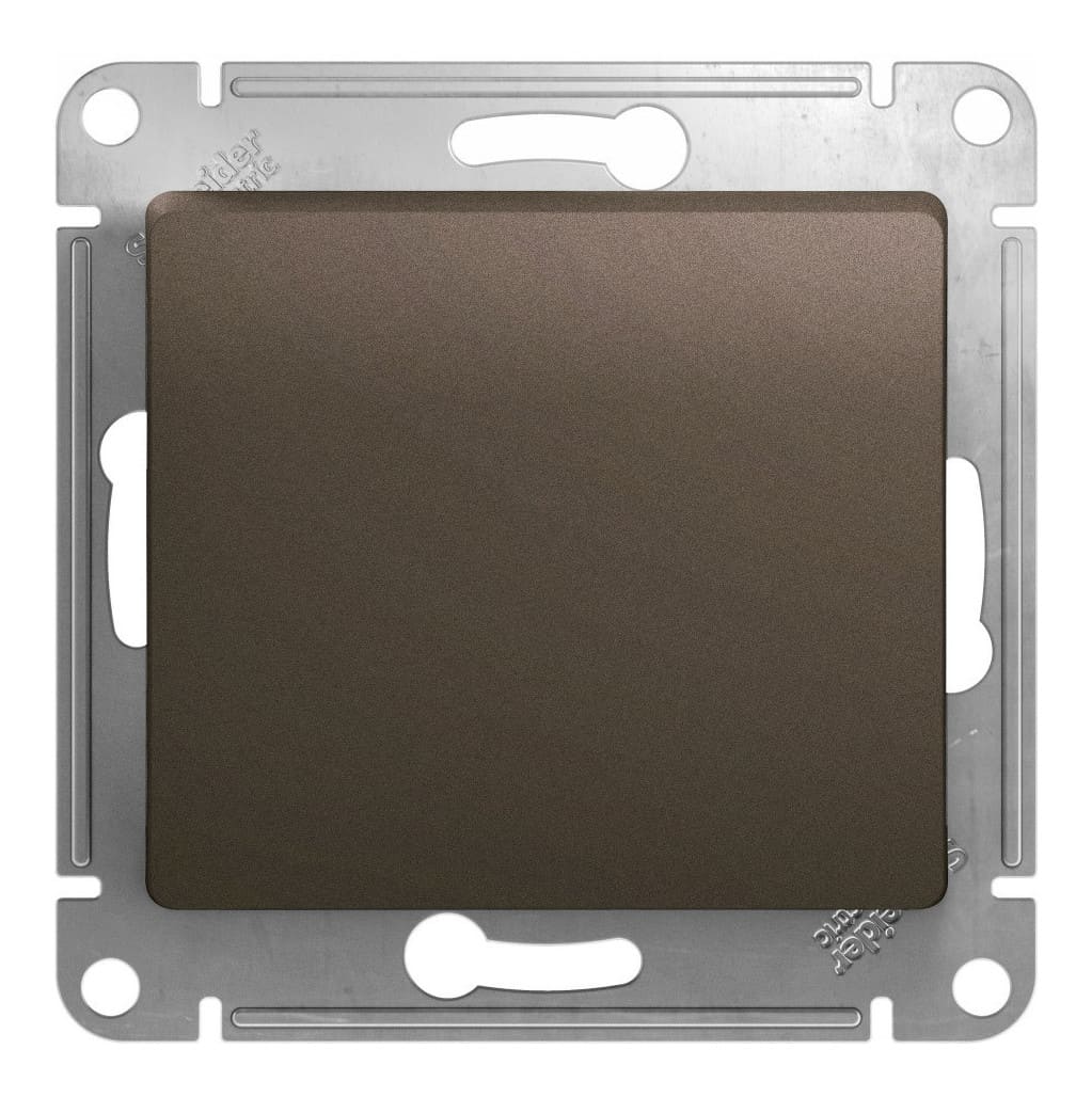 Переключатель Schneider Electric Glossa GSL000871 (1-клавишный, перекрестный, шоколадный)