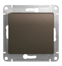 Переключатель Schneider Electric Glossa GSL000871 (1-клавишный, перекрестный, шоколадный)