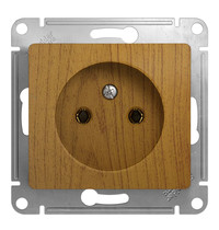 Розетка штепсельная Schneider Electric Glossa GSL000541 16А (дерево дуб)