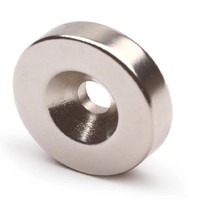 Неодимовый магнит MaxPull 00256 25мм х 3мм (диск, с зенковкой 4,5/7,5)