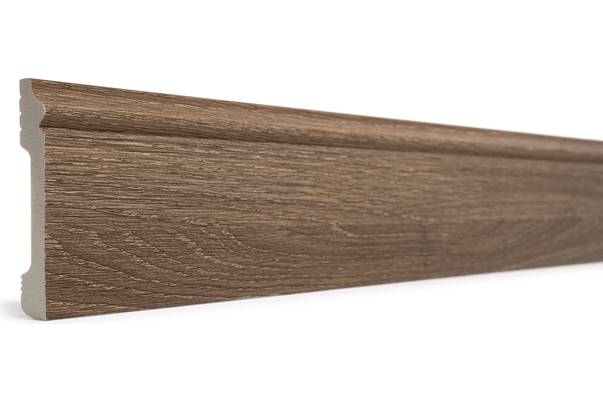 Плинтус напольный Decor-Dizayn 005-92SH 79х13х2400мм (шагрень)