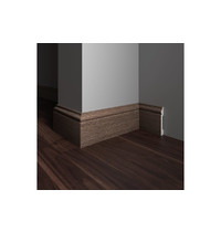 Плинтус напольный Decor-Dizayn 005-92SH 79х13х2400мм (шагрень)