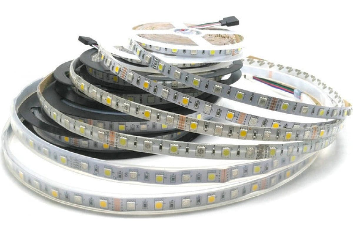 Лента светодиодная General Lighting Systems GLS-5050-60-14.4-12-IP20-RGB+6 503802 (катушка 5м)