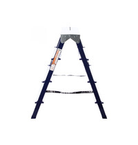 Стремянка Alumet MD8204 216589 2x4 ступени 0,91 м (двухсторонняя, комбинированная)