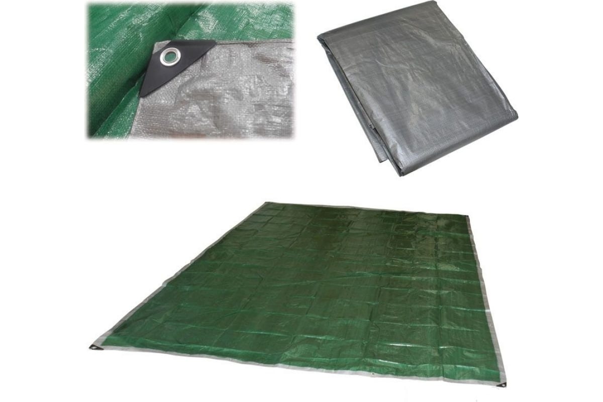 Тент универсальный защитный ECOS 999151 231573 5x5 м 100 г/м2