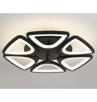 Светильник потолочный Ambrella light FA4495/6 BK 84Вт 4200K/3000K+6400K/6400K+3000K 450х450х80 мм (пульт, черный)