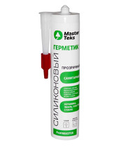 Герметик санитарный MasterTeks Profimaster 290 мл (силиконовый, прозрачный)
