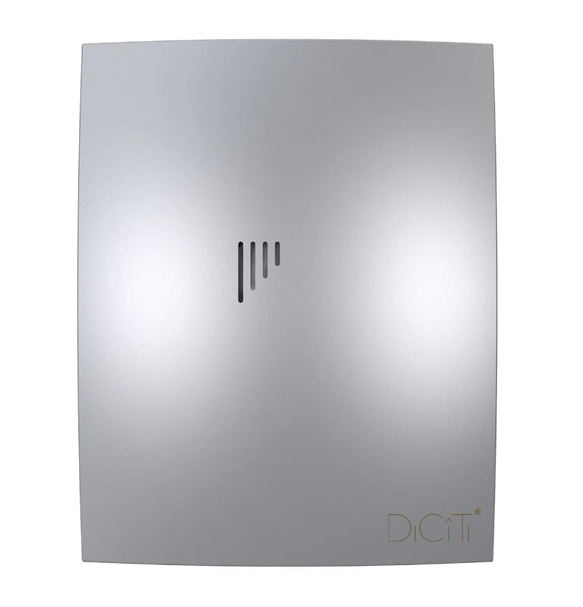 Вентилятор накладной DiCiTi Breeze 4C Gray metal D100 мм (обратный клапан)