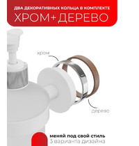 Дозатор для жидкого мыла Fora Lord FOR-LORD041WT (белый)