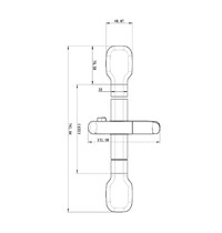 Душевая стойка Lemark LM8078C 741мм (хром)