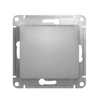 Выключатель Schneider Electric Glossa SE GSL000311 1063732 10А IP20 (1-клавишный, алюминий, схема 1)
