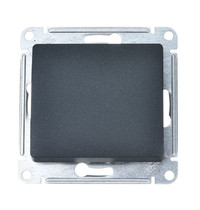Переключатель проходной Schneider Electric Glossa SE GSL000761 400320 10А IP20 10AX (1-клавишный, антрацит, схема 6а)