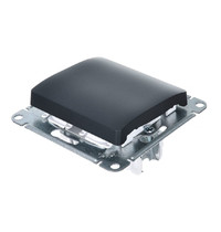 Переключатель проходной Schneider Electric Glossa SE GSL000761 400320 10А IP20 10AX (1-клавишный, антрацит, схема 6а)