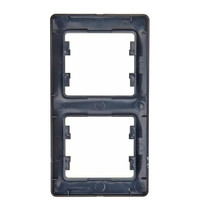 Рамка для розетки Schneider Electric Glossa SE GSL000706 400482 (2-местная, вертикальная, антрацит)